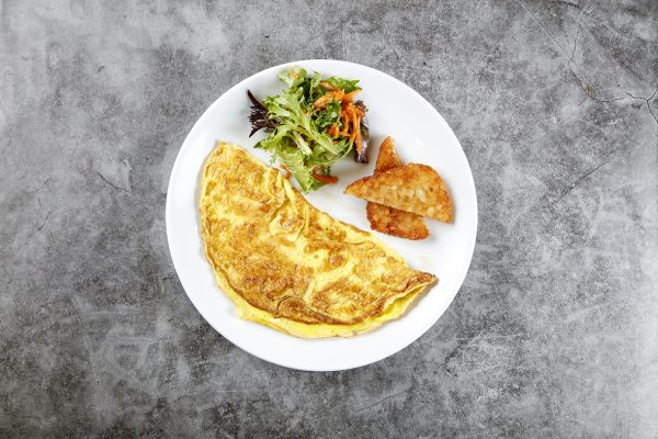 Spinach And Feta Cheese Omelette