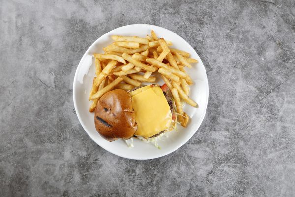 Cheeseburger With Fries